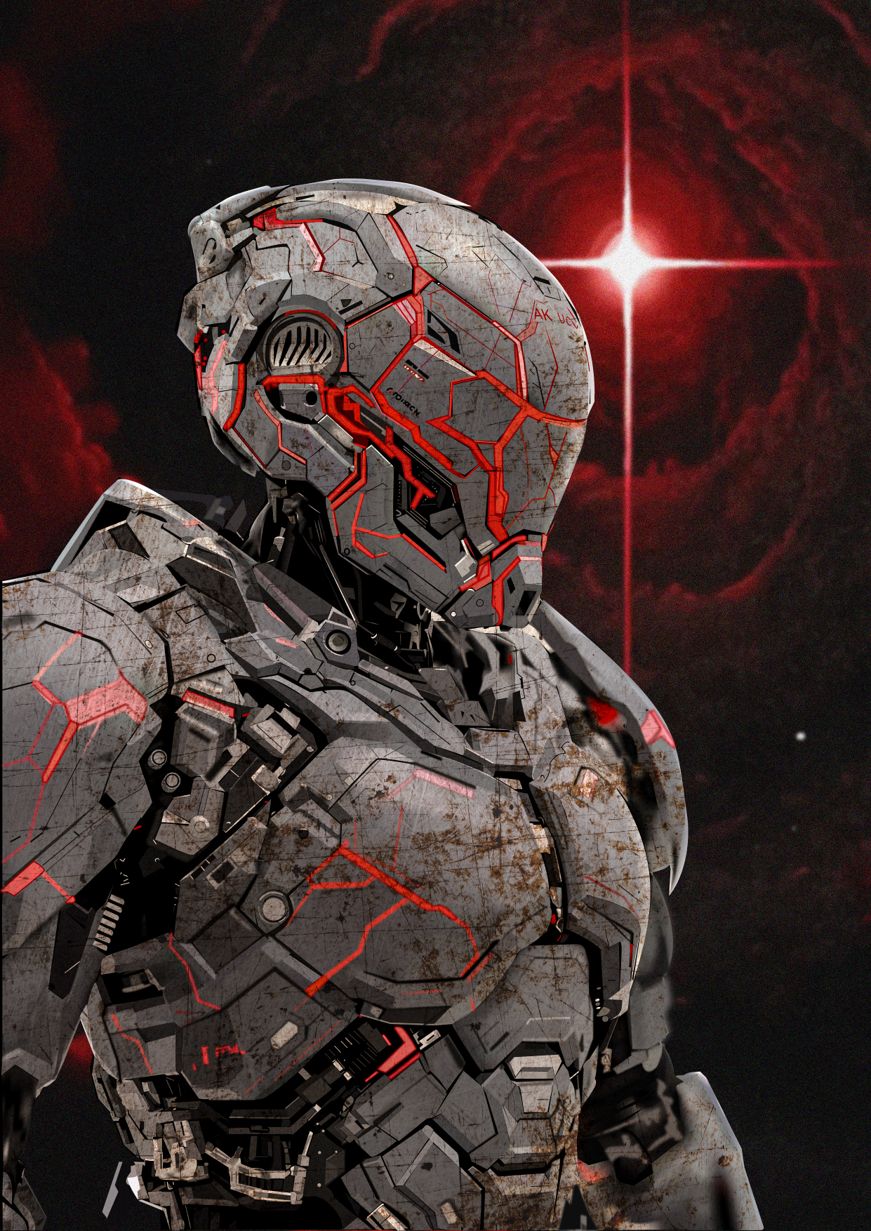 Trabajo realizado con malla